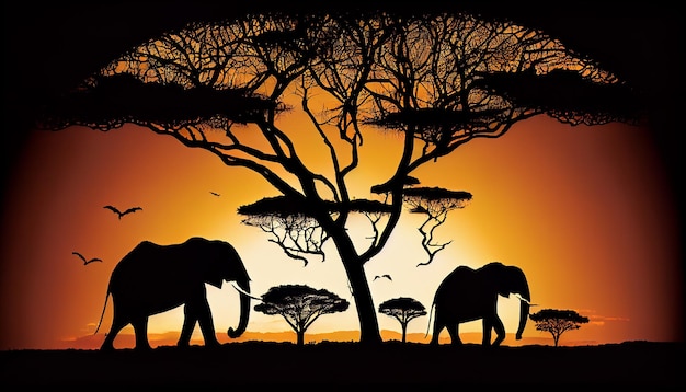 sunset-silhouette-african-elephant-amidst-savannah-plain-generative-ai_188544-9615.jpg