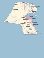صور خريطة الكويت
