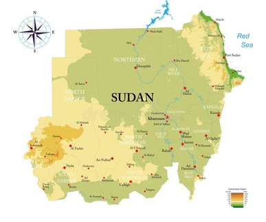 صور خريطة السودان